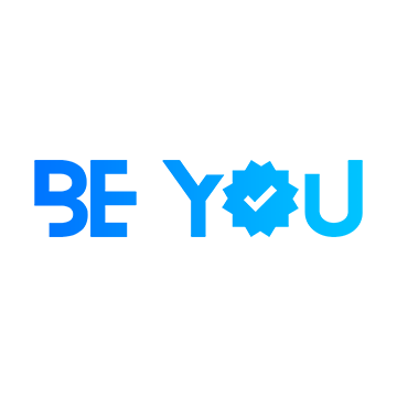 Social Media Manager a Content Creator - BE YOU logo